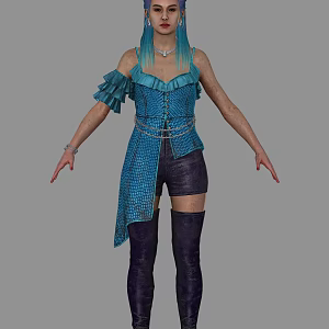 Sexy Beauty Female Woman Sexy Girl Young Woman Women Clothes Fashion 3d model