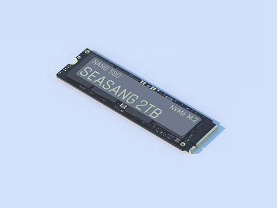 SEASANG 2TB NVMe SSD High Speed Storage Device For Daily Use 3d model