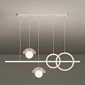 Modern Stylish Ceiling Lights With Various Shapes Decorative Frames And Soft Illumination 3d model