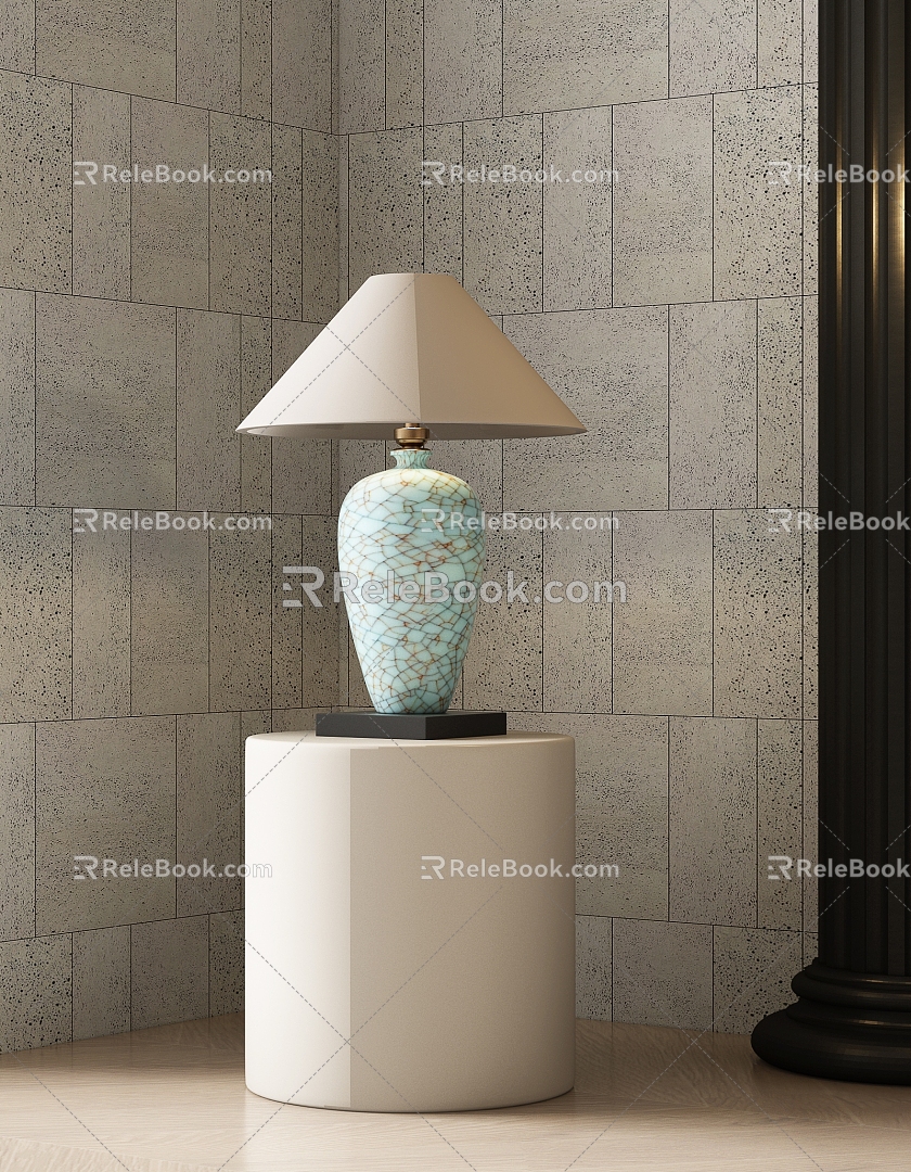 New Chinese Table Lamp Chinese Table Lamp 3d model