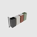 Modern Minimalist Washbasin Collection With Gray Green Brown And White Color Options