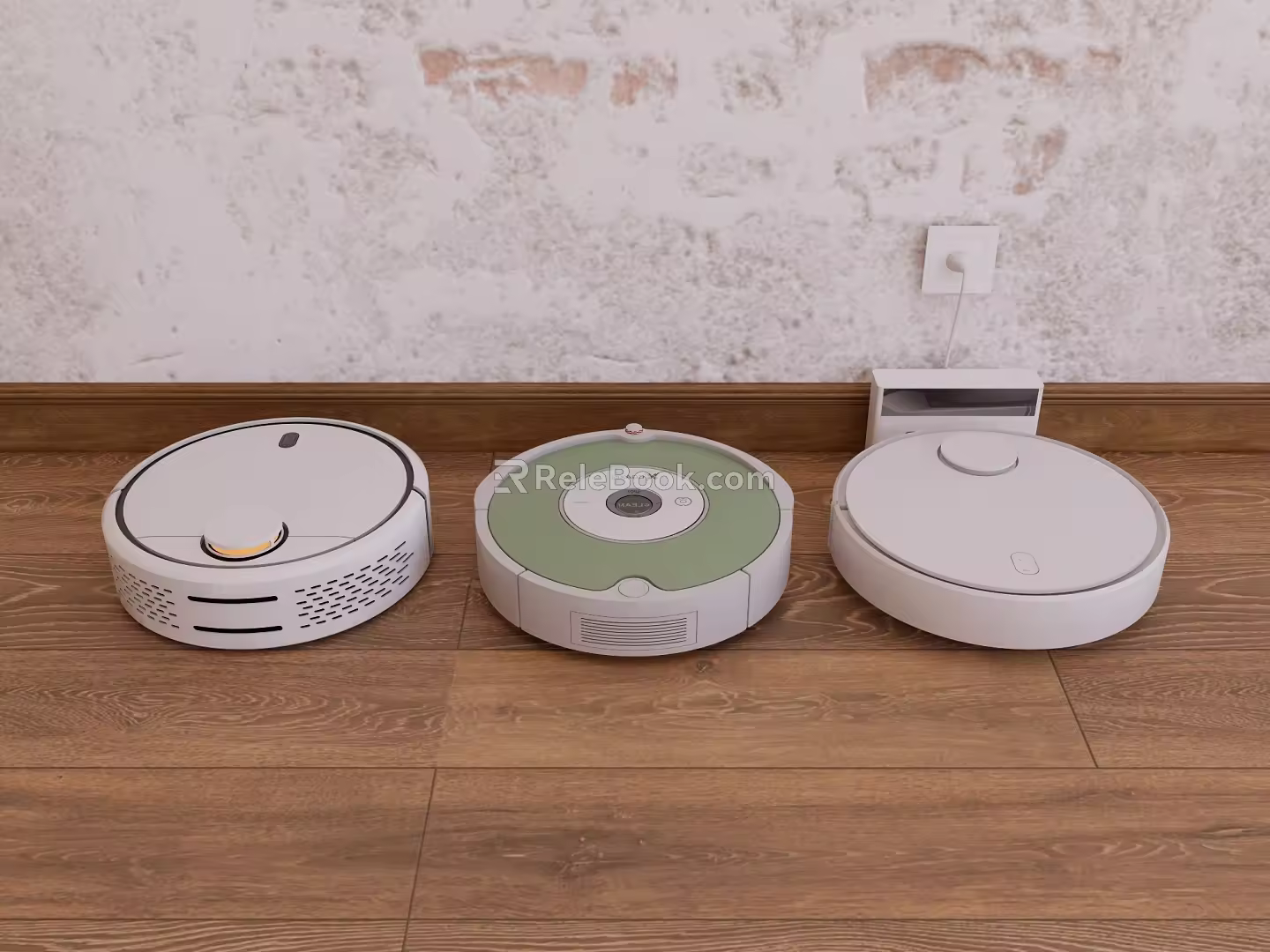 sweeping robot 3d model