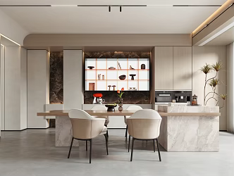 Modern Restaurant 3d model
