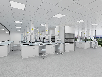 Modern Laboratory 3d model