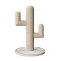 Cactus Shaped Cat Scratch Post For Pet Scratching And Play 3d model