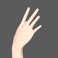 Human Hands And Arms With Open Palms Fingers Spread In Upward Position