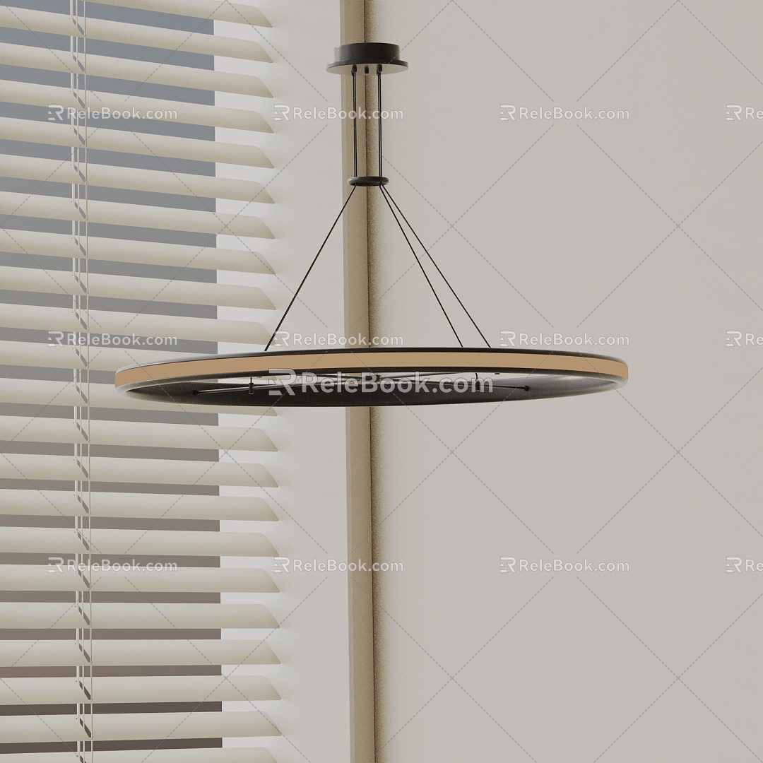 Modern chandelier 3d model