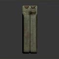 Green Rusty Jerry Can Vintage Fuel Storage Equipment Studio Shot