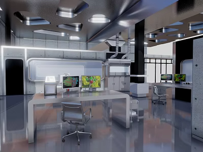 Laboratory 3d model