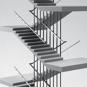 Modern Stairs 3d model