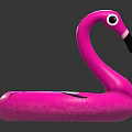 Pink Flamingo Shaped Inflatable Pool Float for Summer Water Sports Equipment
