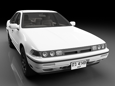 Nissan demeanor a31 sedan car luxury car racing sports car 3d model