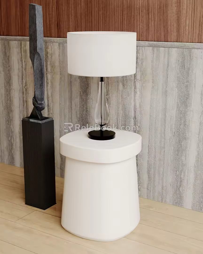 Modern table lamp table lamp floor lamp side table lamp 3d model