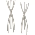 Elegant Modern Clothes Hanger With Sleek Metal Curved Lines And Stylish Design
