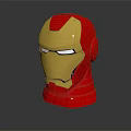 Iron Man Helmet Character Collectible With Gold Red Color And Detailed Face Mask Design