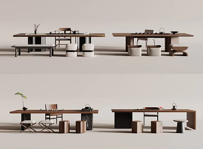 Tea Table and Chair Tea Table 3d model