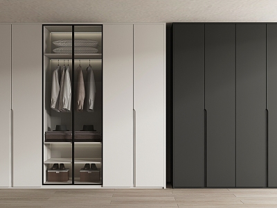 Modern wardrobe model