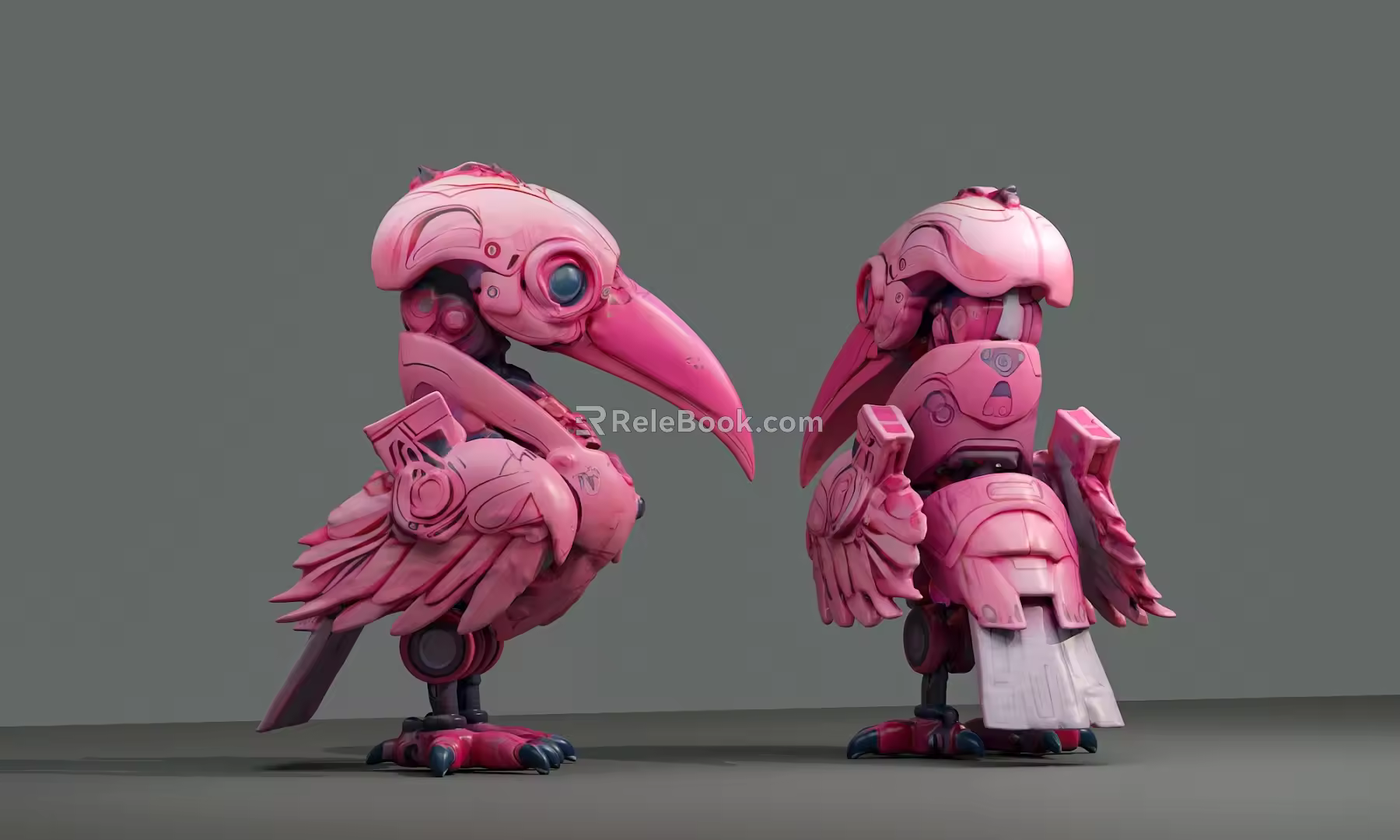 robot bird robot animal robot pet robot intelligent robot 3d model