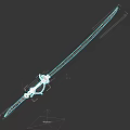 Traditional Japanese Metal Katana Sword With Decorative Hilt And Sharp Blade
