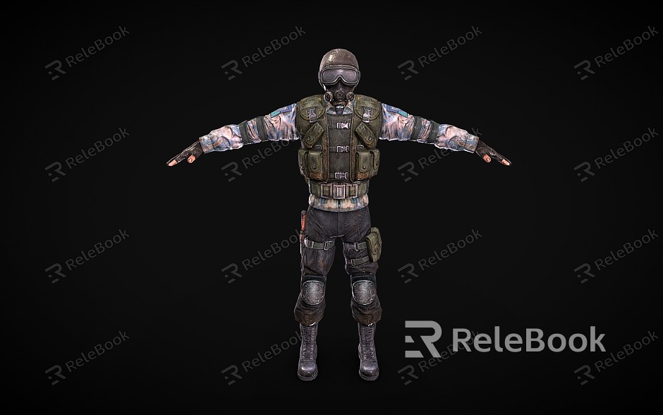 Soldier Military Biochemical Soldier Warrior Game Role model