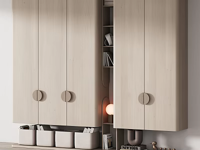 Modern Decorative Cabinet Storage Cabinet 3d model