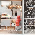 YIJIE SPACE Beauty Salon With Modern Interior Eyelash Services And Decorative Plants