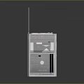 Sony Retro Portable Radio With Antenna Speaker Grille And Tuning Dials