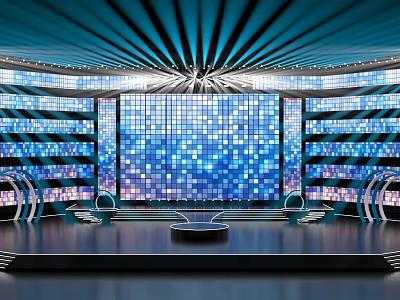 Stage venue 3d model