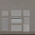 Collection Of Wall Mounted Radiators In Various Modern Design Styles