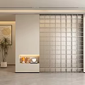Entrance aisle partition 3d model