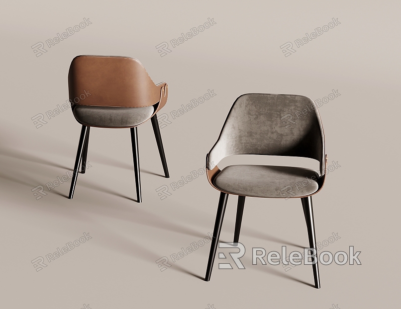 Modern Leisure Chair Dining Chair Fabric Chair Leather Chair model