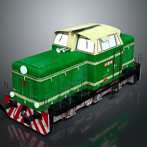 Train head locomotive head high-speed rail head high-speed train head train vehicle 3d model