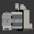 Futuristic Cabin Module Interior With Hatch Control Panel And Ventilation Unit