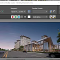 Modern High Rise Residential Buildings By Urban Road