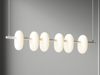 Modern chandelier 3d model