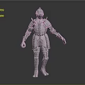 Ancient Weapon Armor with Silver Metallic Finish Full Body Helmet Breastplate Arm and Leg Guards