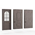 Wooden door 3d model