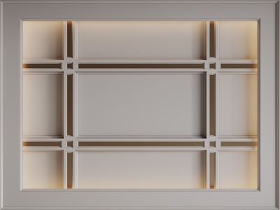 French ceiling French lamp panel French carved lines 3d model