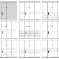 Modern Interior Room Dividers With Transparent Glass And Various Decorative Patterns
