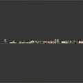 Residential Complex Layout Design With Multiple Buildings Road Network Parking Spaces And Green Areas