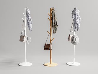 Modern Hangers Coat Rack Hangers 3d model