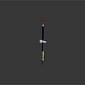 Assorted Stationery Items Including Scissors Colored Pencils Ruler And Pens On Dark Reflective Surface