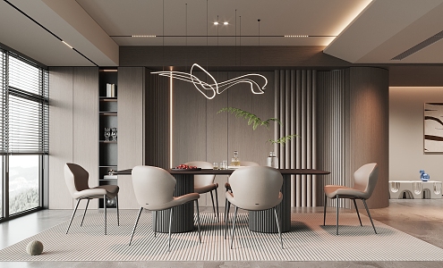 Modern Restaurant 3d model