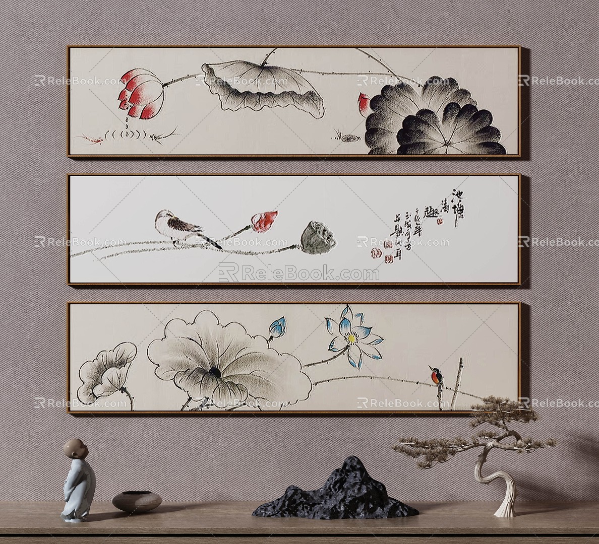 New Chinese Decorative Painting model