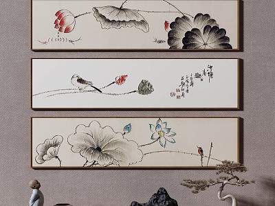 New Chinese Decorative Painting model