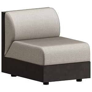 101 Copenhagen Modern Minimalist Fabric Leisure Chair Sofa Chair Single Person Sofa 3d model