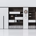 Modern Bookcase Bookshelf 3d model