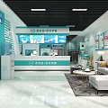 Modern Laundry Shop Storefront With Glass Door And Clothing Shoe Care Services
