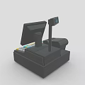 Commercial Cash Register Machine With Touch Screen Keyboard Cash Drawer And Receipt Printer