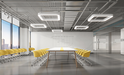 Modern Conference Room 3d model